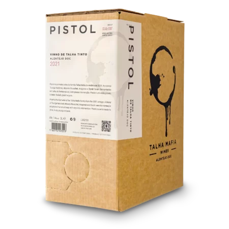 Natural amphora wines made in Portugal Pistol 2021 Tinto Red Wine Talha Mafia Wines
